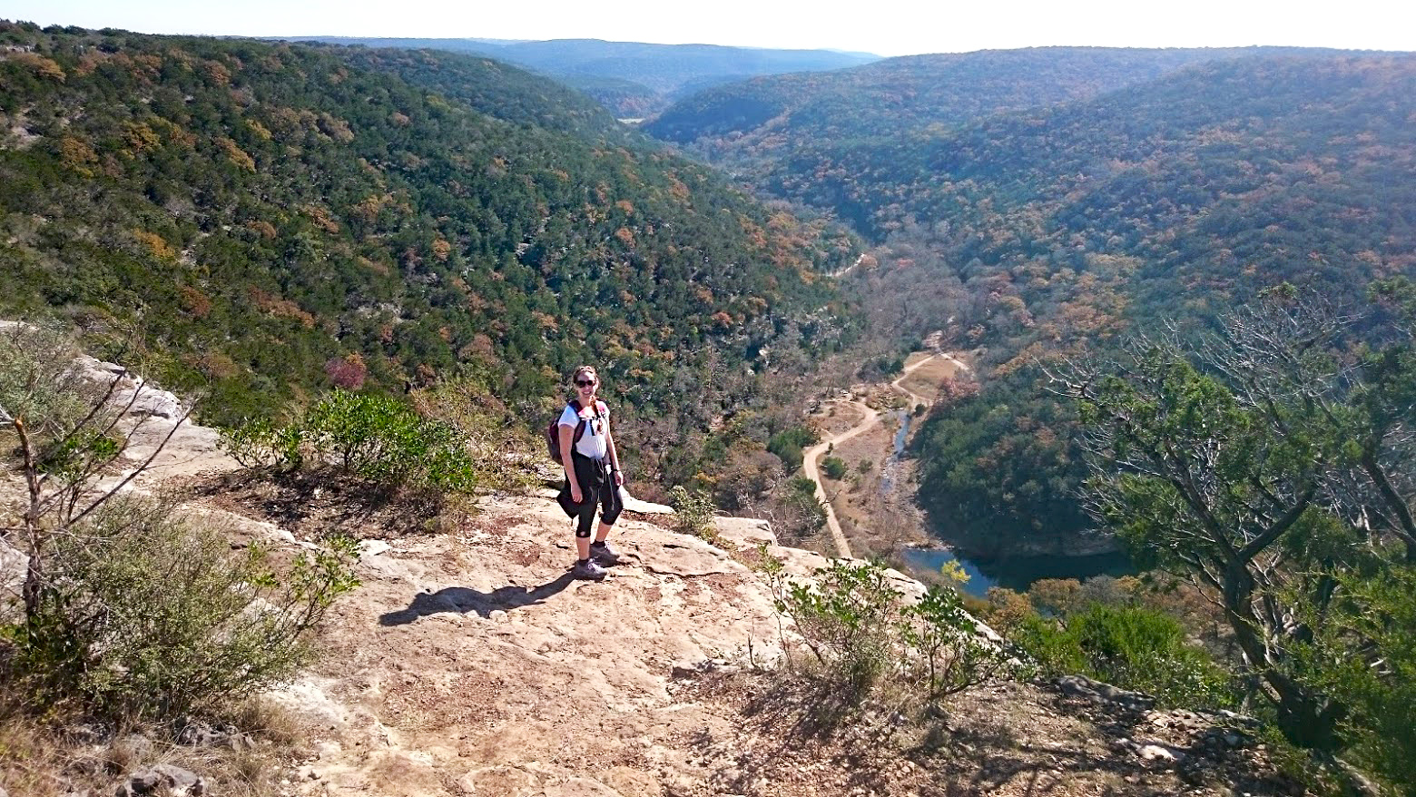 Hiking at Lost Maples State Park Texas