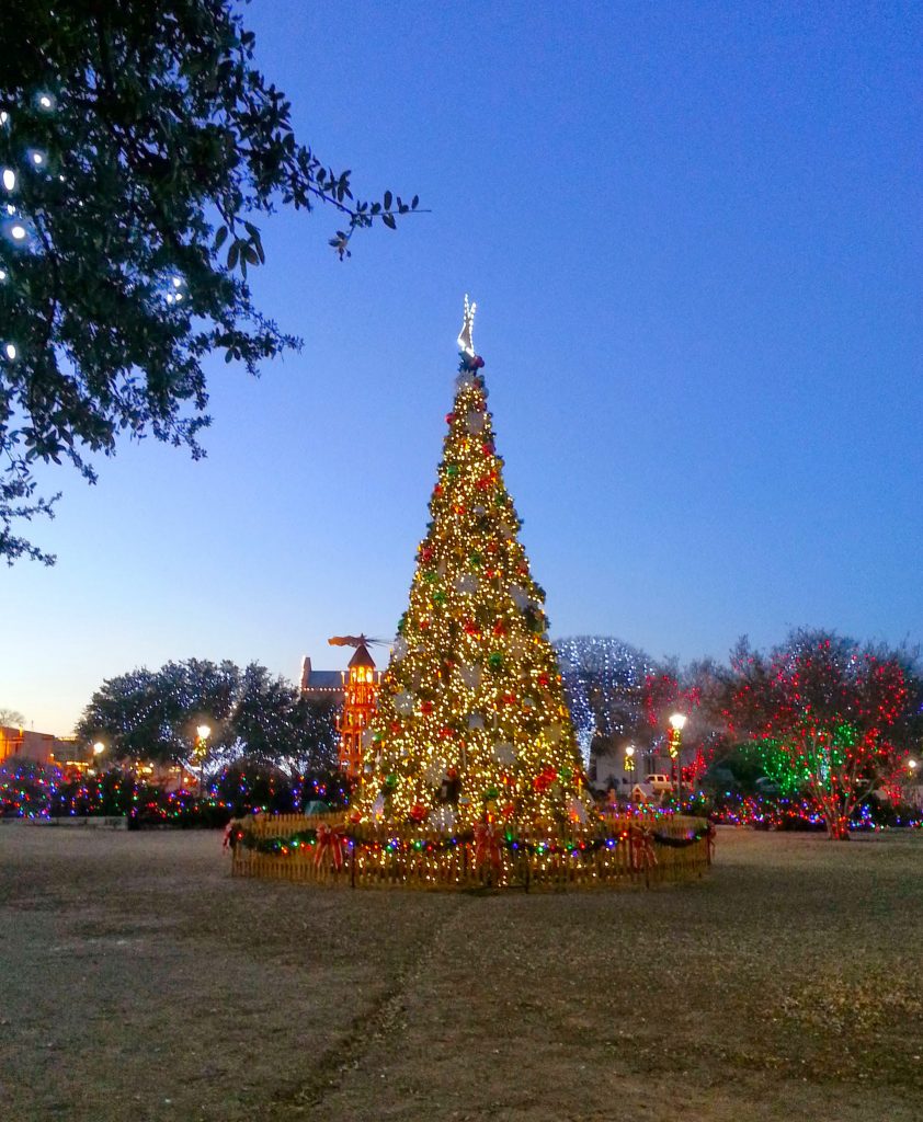 Marketplatz in Fredericksburg, Texas.