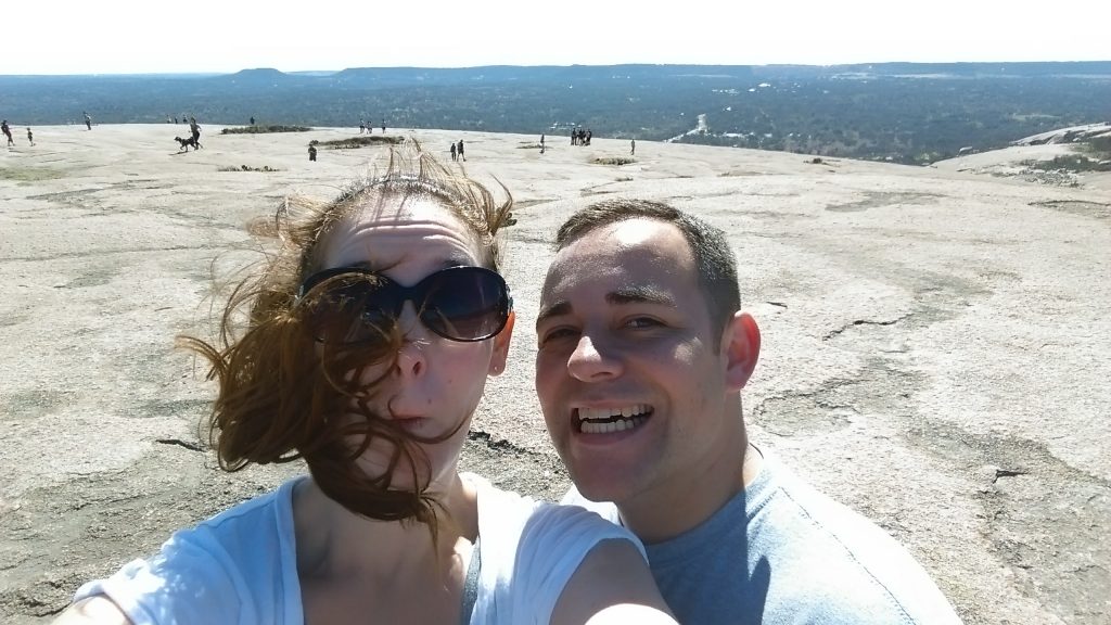 Enchanted Rock in Fredericksburg, Texas.