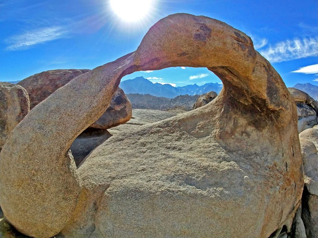 Mt. Whitney through the Mobius Arch