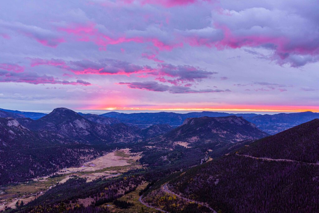 Rocky Mountain National Park Sunrise