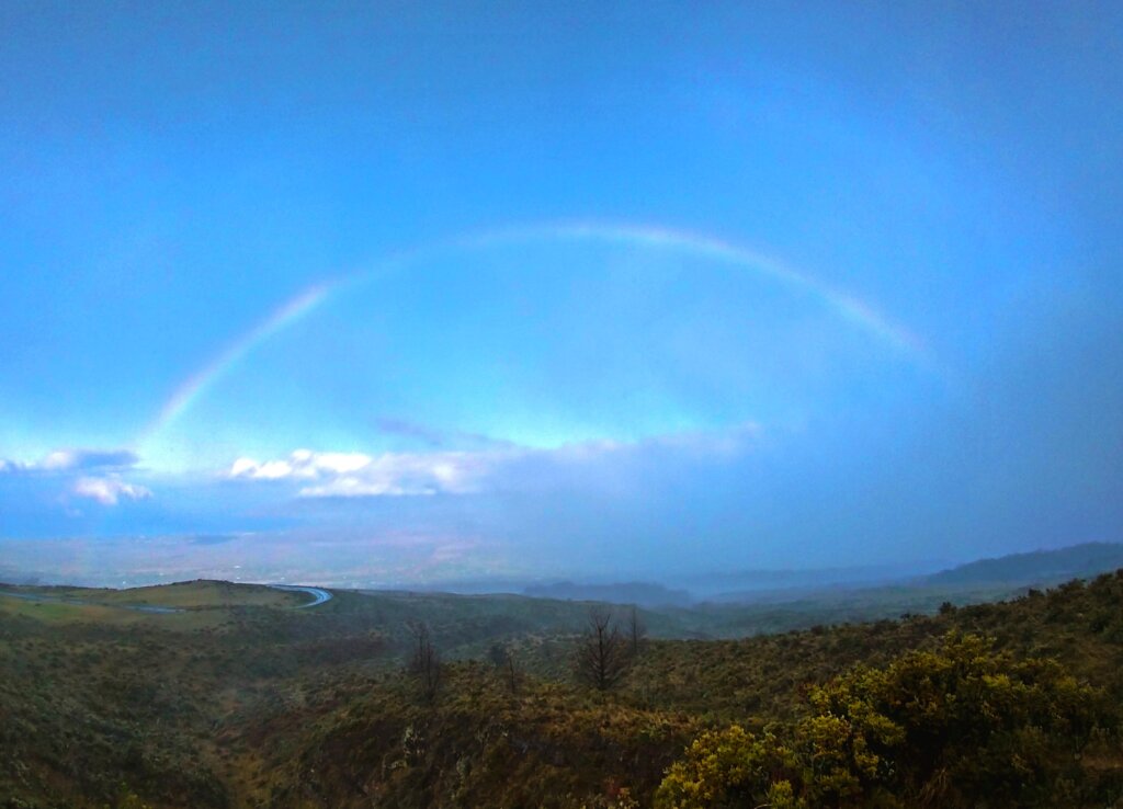Haleakala Rainbow Maui Hawaii Vacation