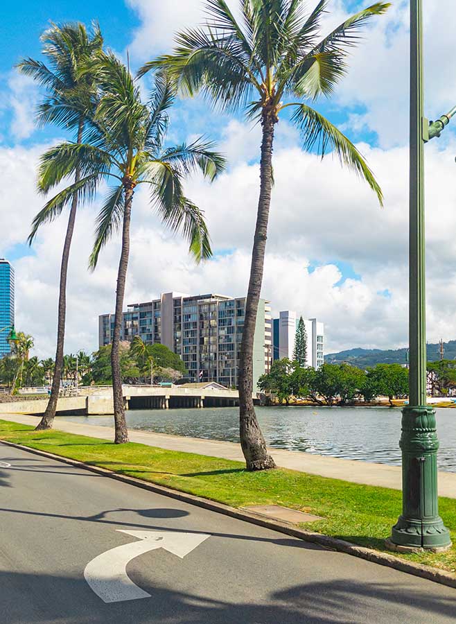 Bike the Ala Wai Canal in Oahu