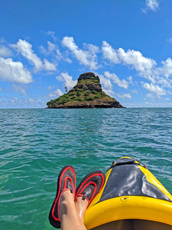 Kayak to Chinaman's Hat