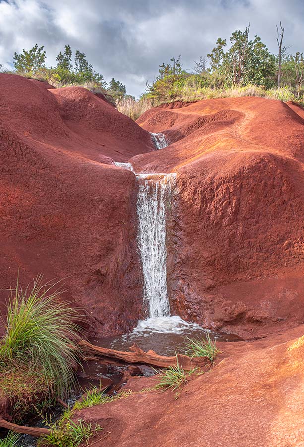 Waimea Canyon Red Dirt Waterfall