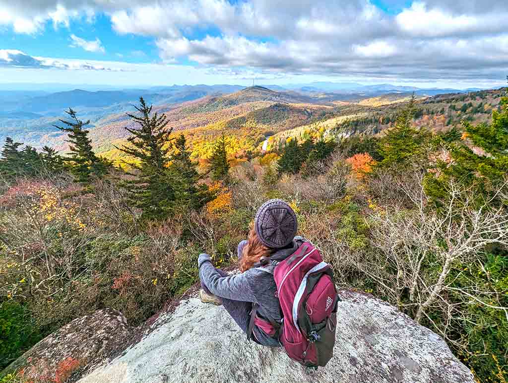 Black Rock Trail at Grandfather Mountain North Carolina