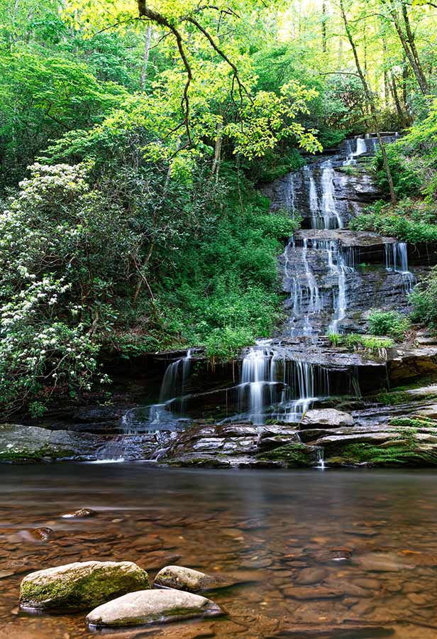 Tom Branch Falls Deep Creek North Carolina