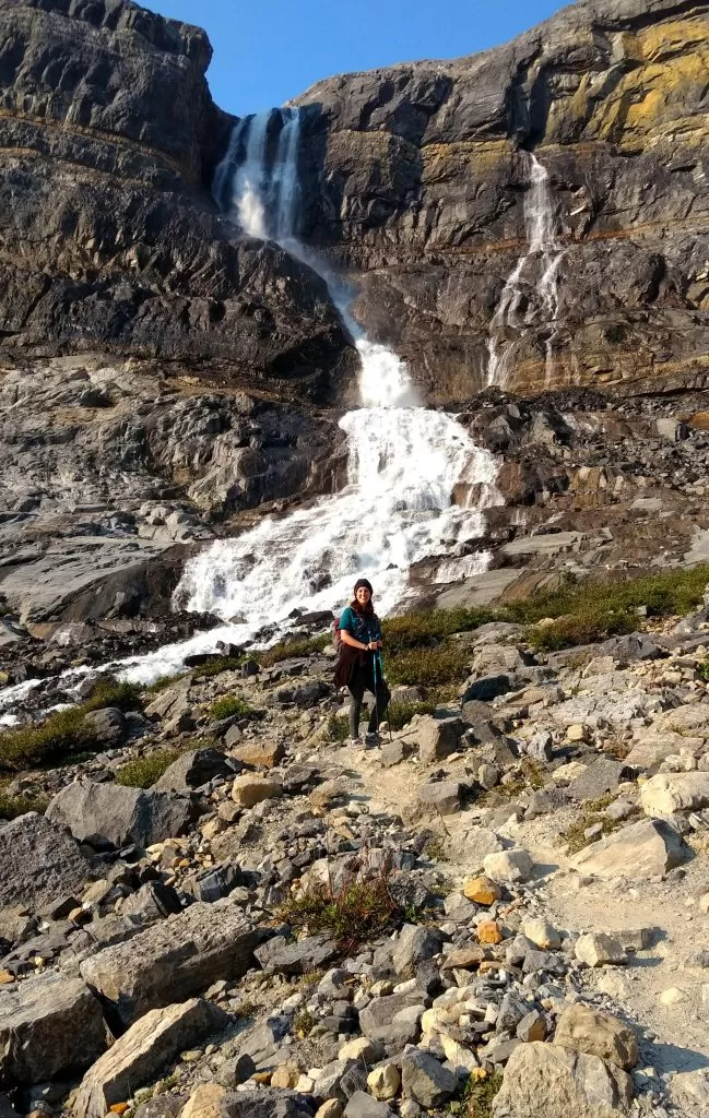 Bow Glacier Falls in Banff National Park Hiking Fail