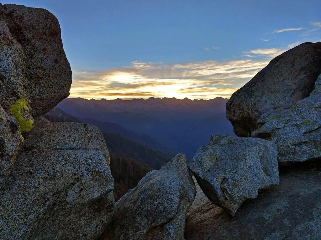 Sunrise at Moro Rock
